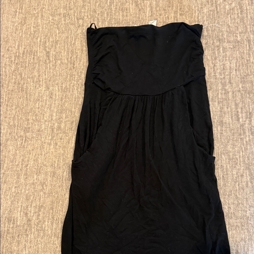 Threads 4 Thought Black Strapless Dress